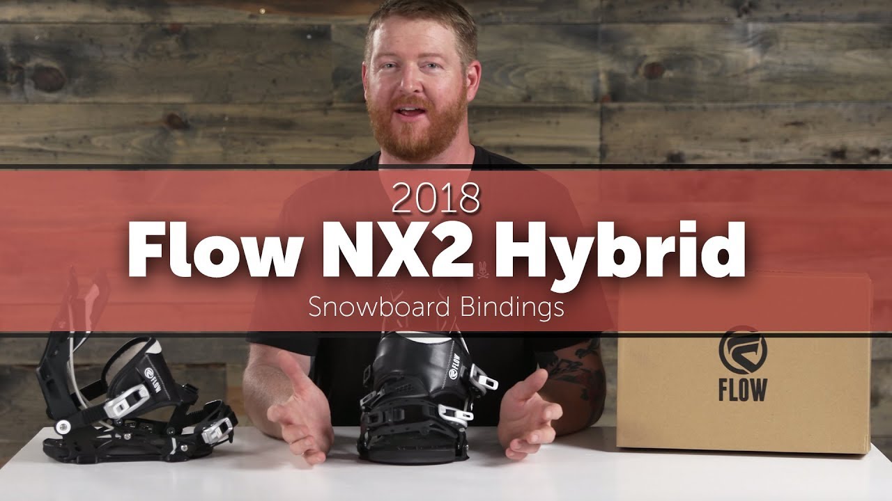 2018 Flow NX2 Hybrid Snowboard Bindings
