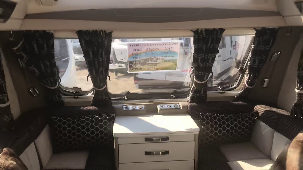 Sterling Continental 480 2017 for sale at North Western Caravans £18525 with a mover  Smart HT
