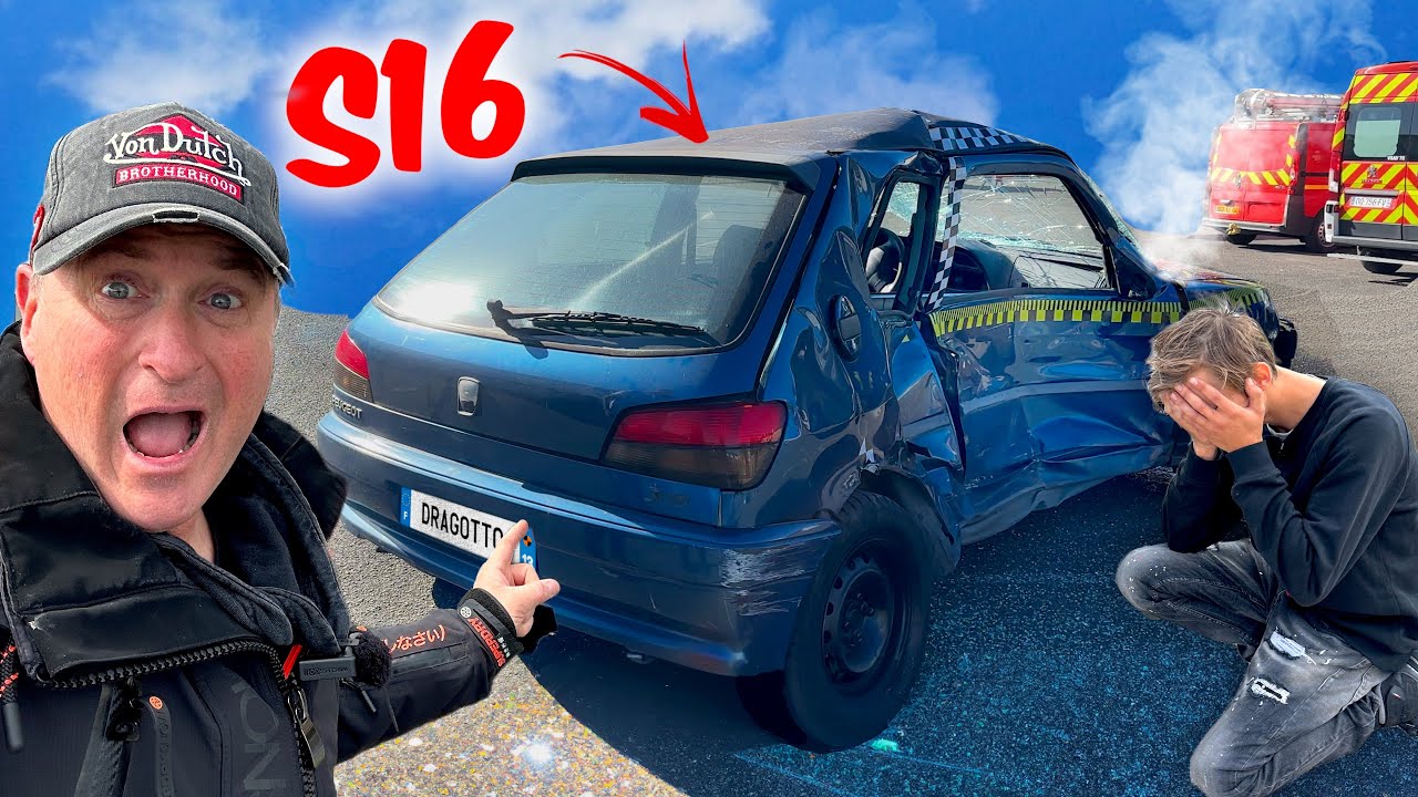MON FILS A EXPLOSÉ SA 306 !! 😱🔥