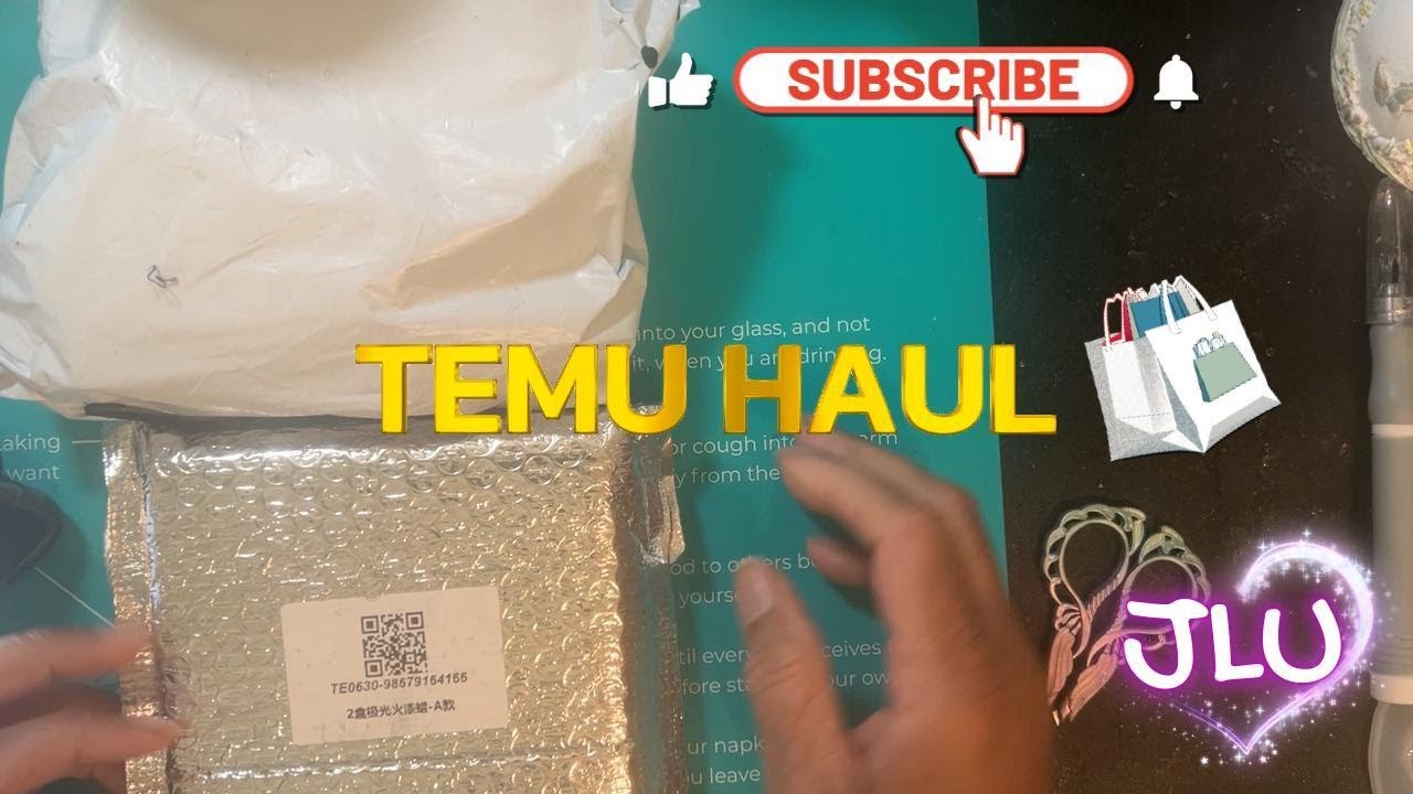 Temu Haul - Just a Few Craft Items and Household Items!