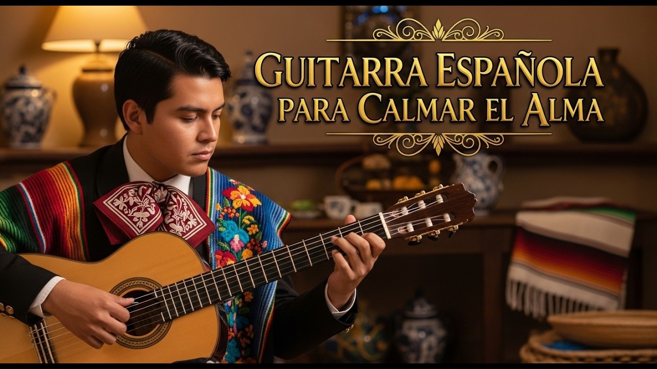 Música Sanadora de Guitarra Española 🎶 Instrumental Suave para Meditar