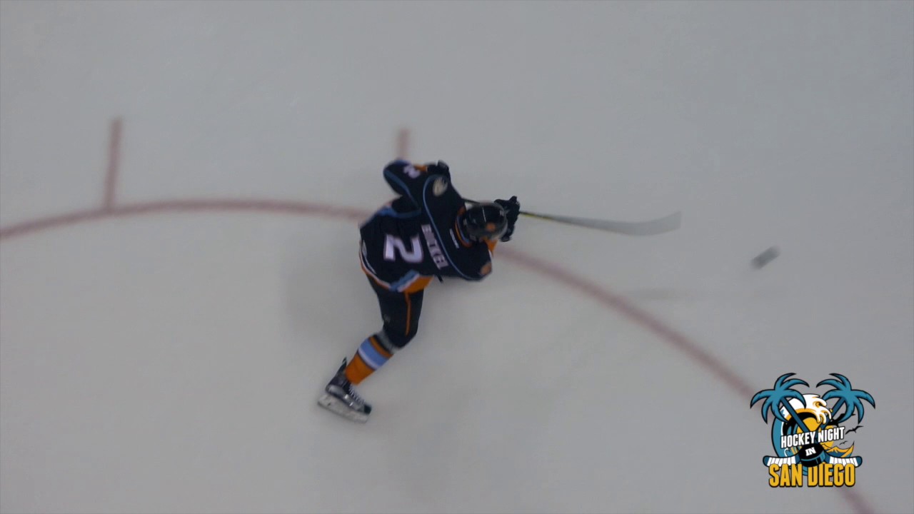 Gulls Eye View Of Stu Bickel Goal