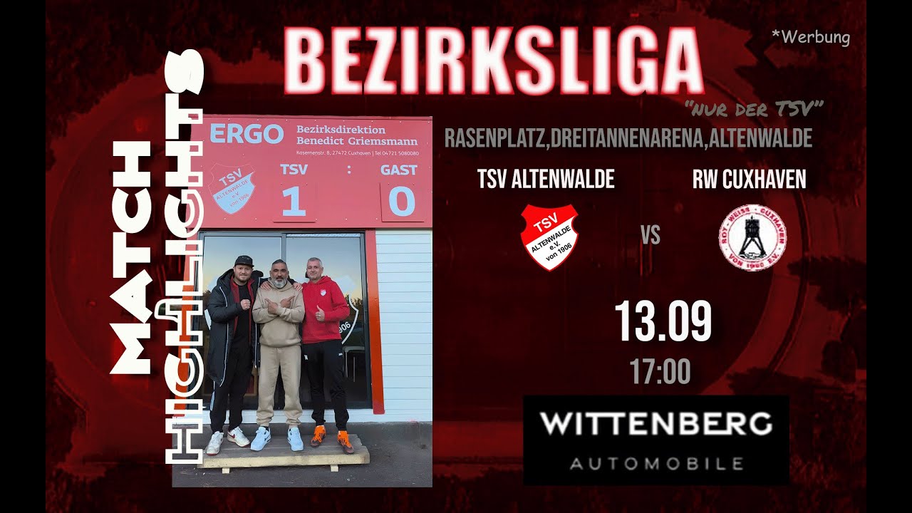 06. Spieltag - TSV Altenwalde vs RW Cuxhaven #match #bezirksliga