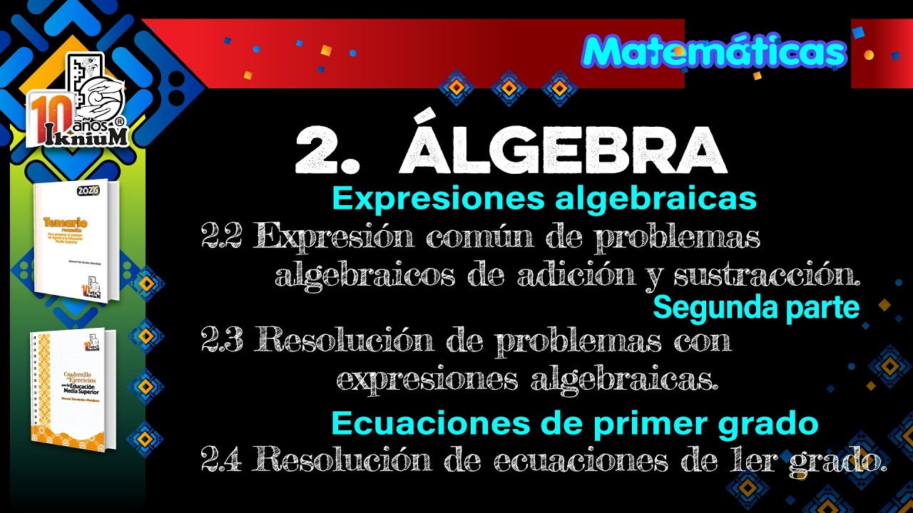 Matemáticas 11 - IkniuM Media Superior
