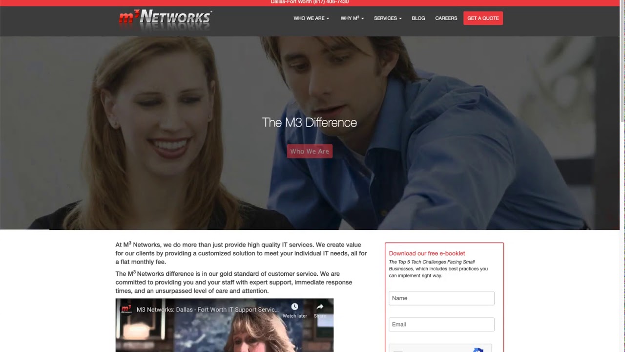 M3 Networks | Website Review