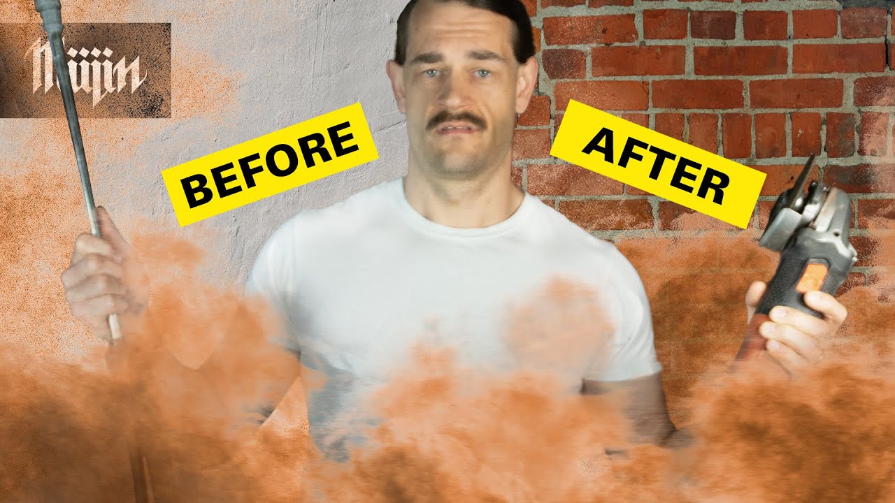 I tried to expose my brick walls (mistakes were made)