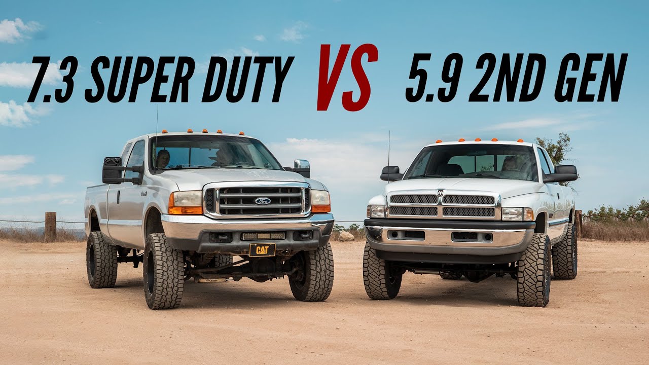 1999 Ford 7.3 Power Stroke Super Duty vs Dodge Ram 5.9 Cummins 2nd Gen | Which Is Better?