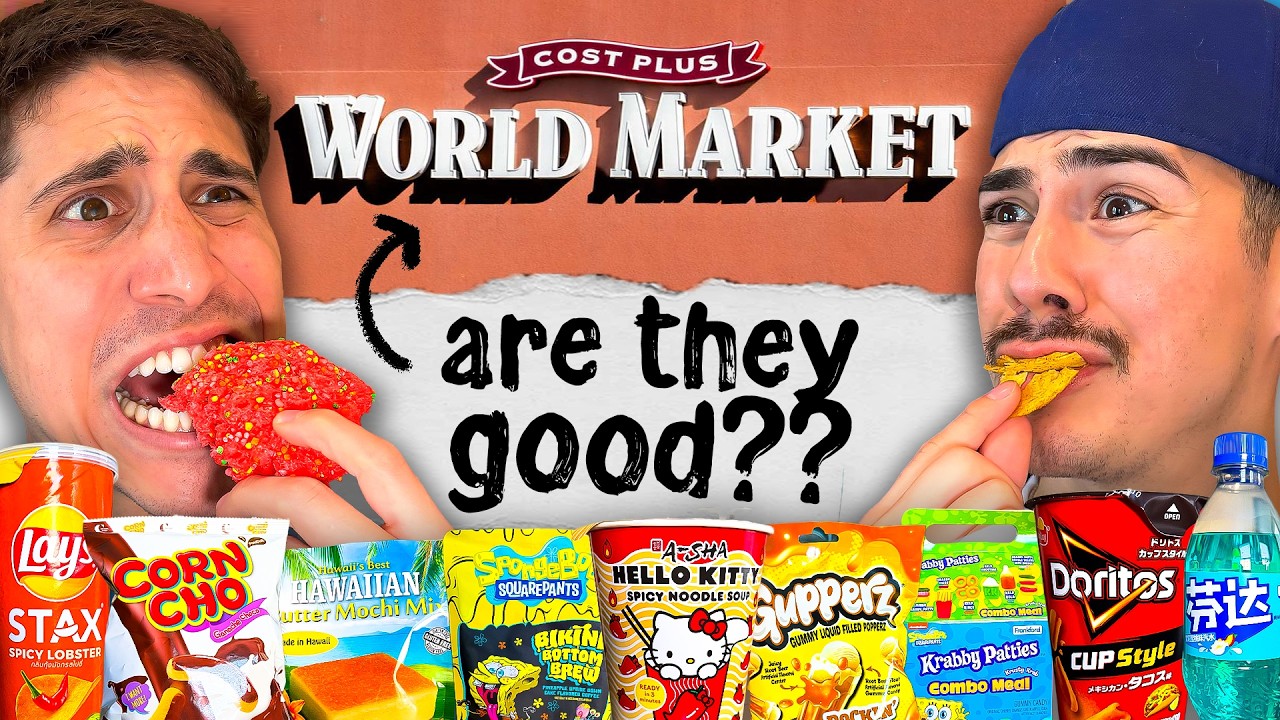 Мы попробовали все необычные закуски из World Market.