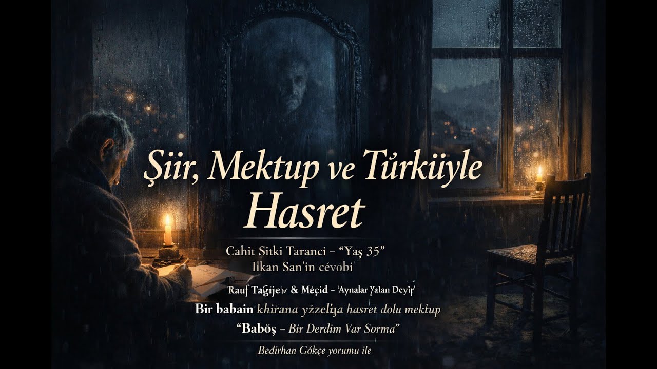 Cahit Sıtkı Tarancı’nın “35 Yaş” şiiri,İlkan San’ın cevabı “Gel Gör Ki” (2026 yeni kayıt)
