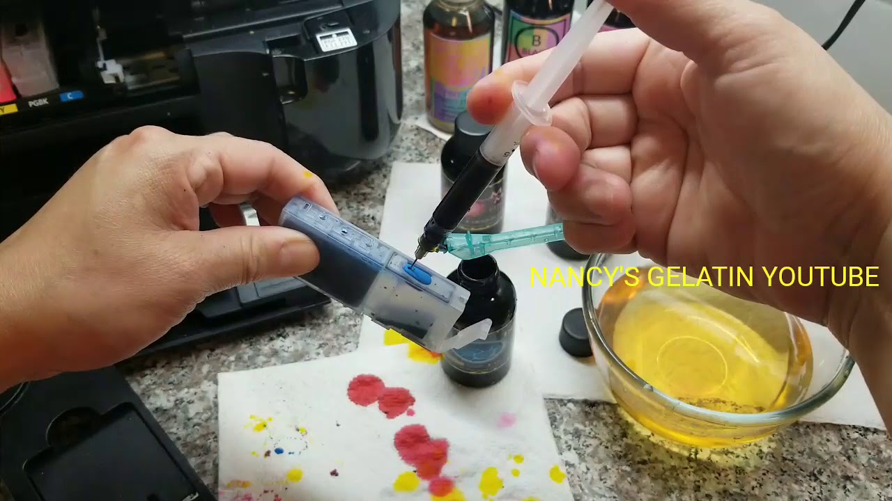 COMO RELLENAR TUS CARTUCHOS DE TINTA COMESTIBLE, IMPRESORA CANNON PIXMA MG5720 TIPS Y MÁS!!!,