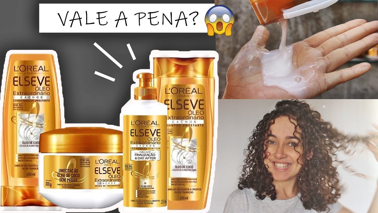 ROTINA CAPILAR SÓ COM ELSEVE ÓLEO EXTRAORDINÁRIO CACHOS
