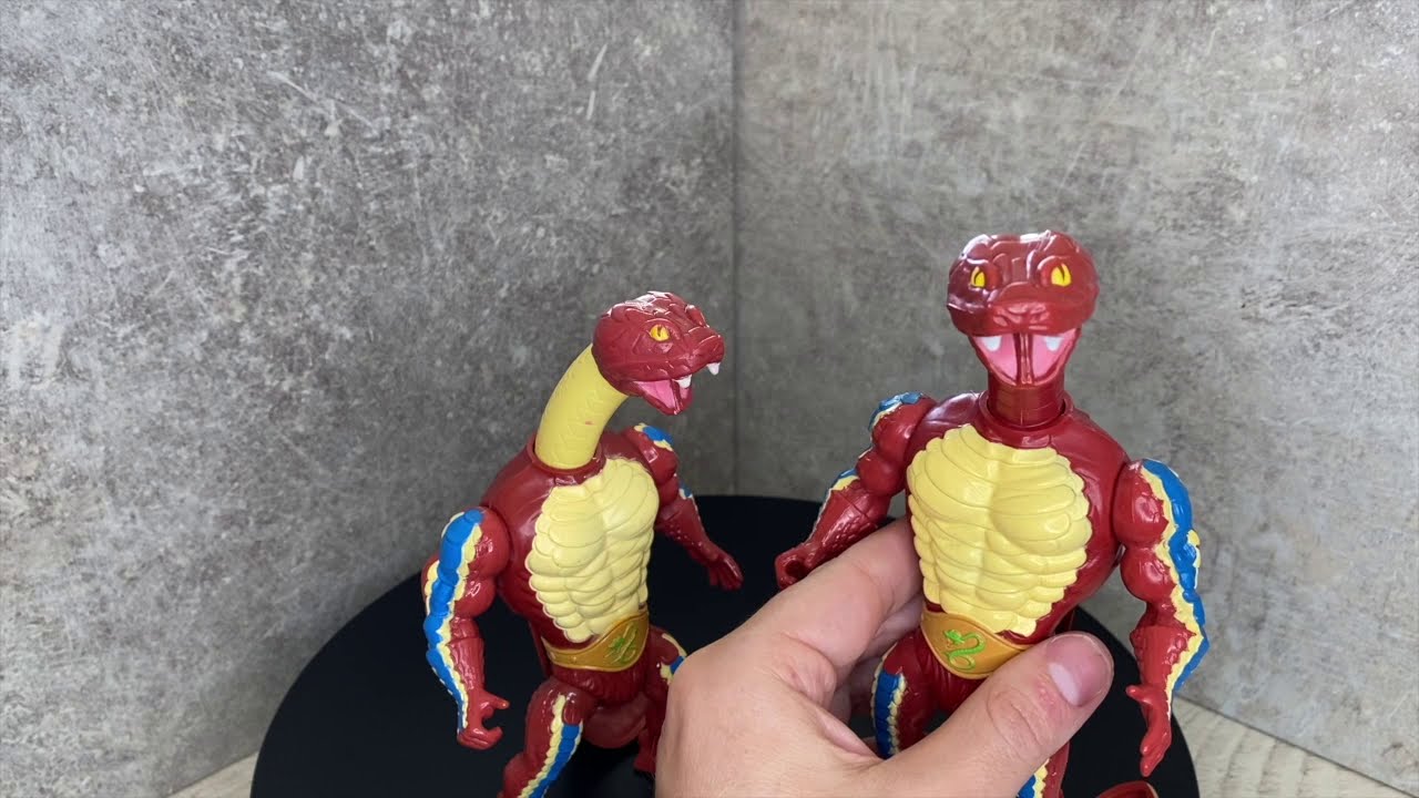 Motu Variants Tung Lashor Rattlor and Man At Arms