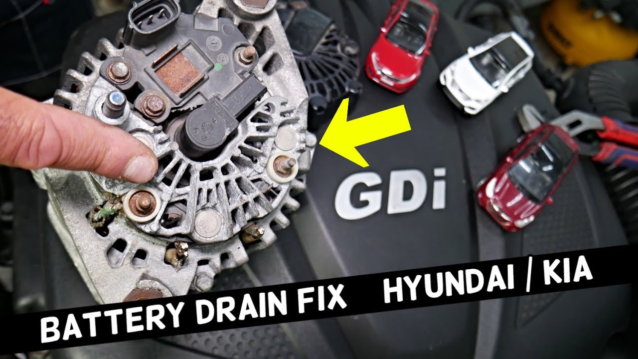 FIX BATTERY DRAIN DEAD BATTERY AFTER CAR SITTING FOR 2-3 DAY HYUNDAI KIA GDI