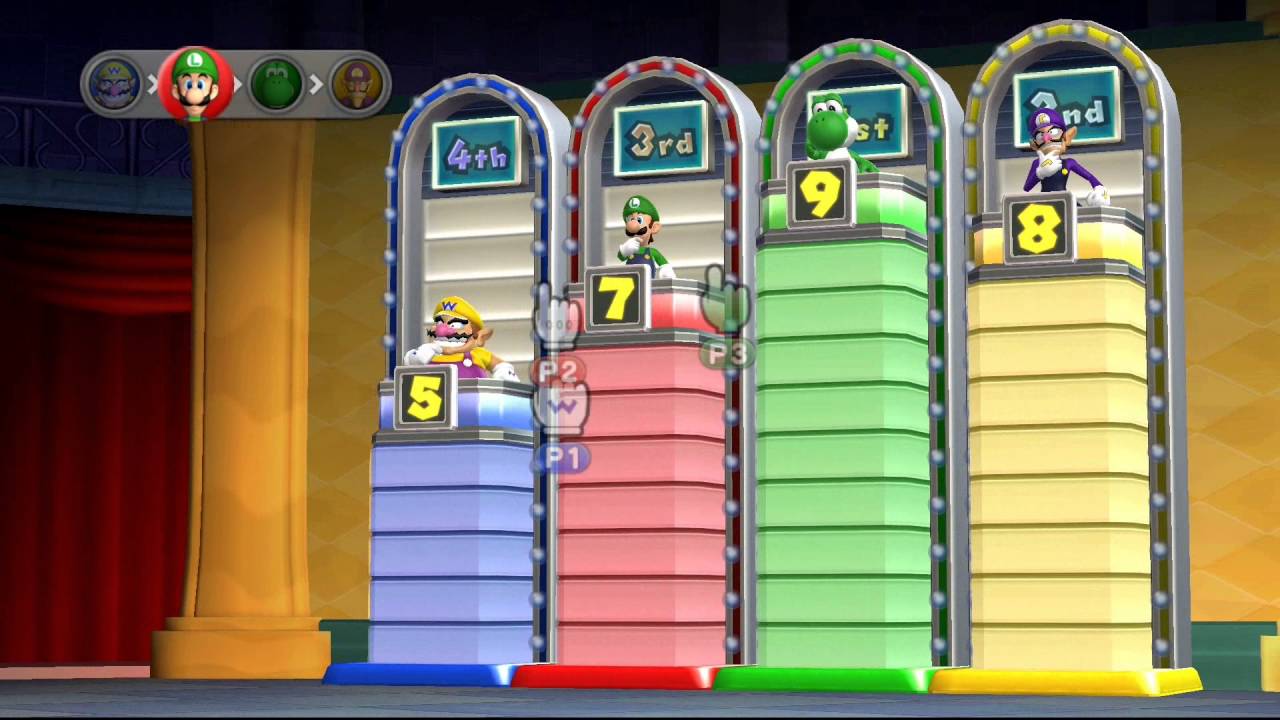 Mario Party 9 minigame: 10 to Win 60fps