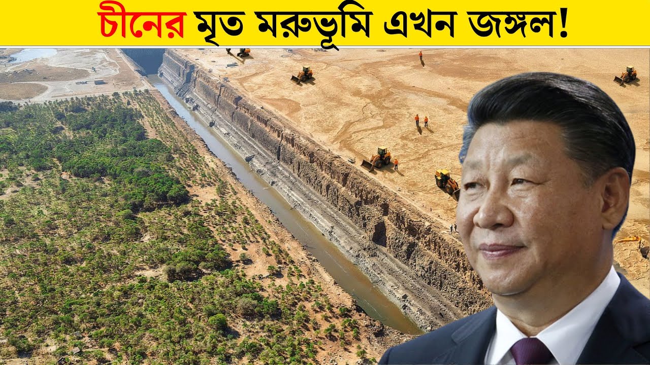 চীন কিভাবে মরুভুমিকে সবুজ বাগানে পরিনত করলো | How China's Sea of Death turns into Green Great Wall