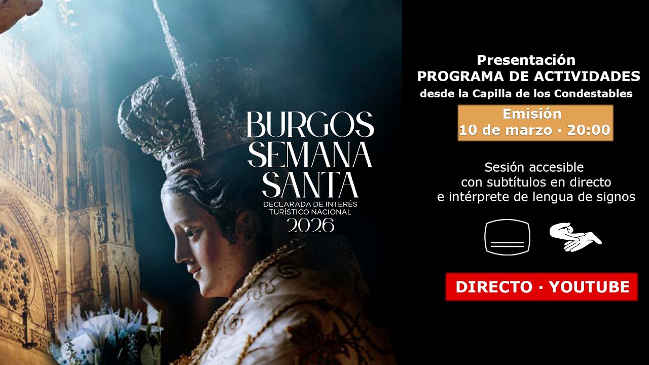 Presentación PROGRAMA de Semana Santa 2026 BURGOS