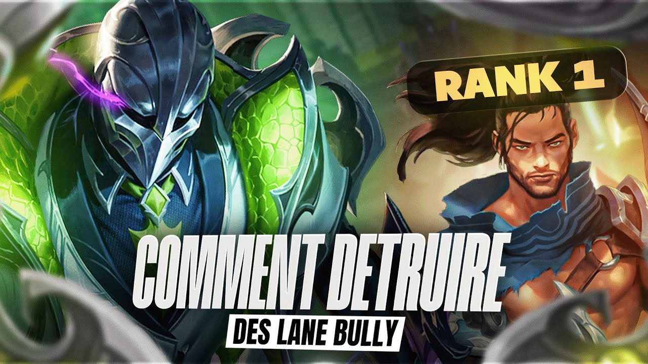 JE T’EXPLIQUE COMMENT JOUER LA LANE CONTRE UN BULLY SUR ZED! VERSUS @brohanlol