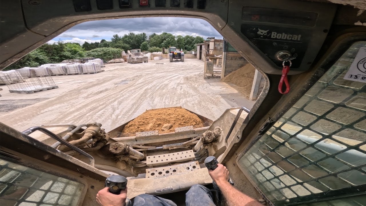Flat-Out Friday – Skid Steer POV on a Busy Work Day