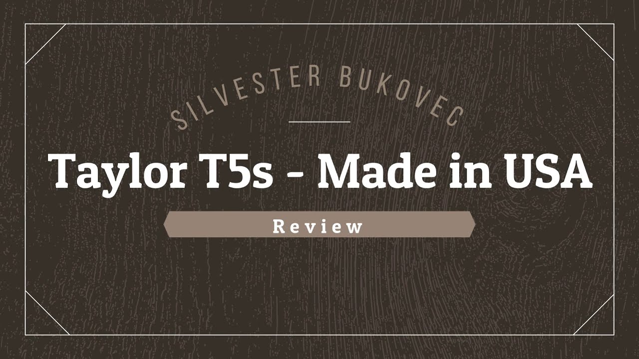 Taylor T5S sound review - realy short :-)