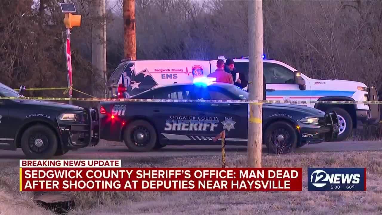 Sedgwick Co. Sheriff's Office: Man shot, killed after shooting at deputies near Haysville