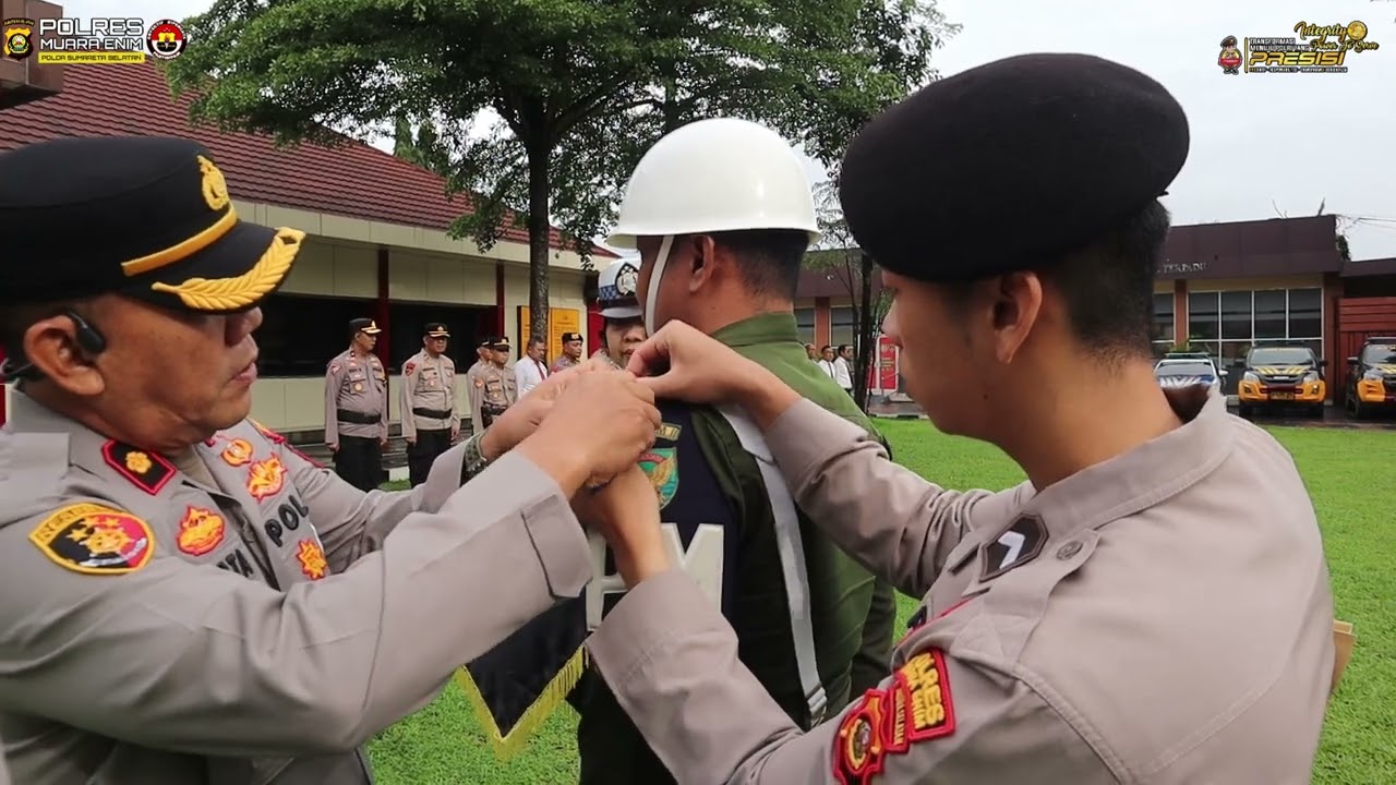 Waka Polres Muara Enim Pimpin Apel Gelar Pasukan Operasi Keselamatan Musi 2026