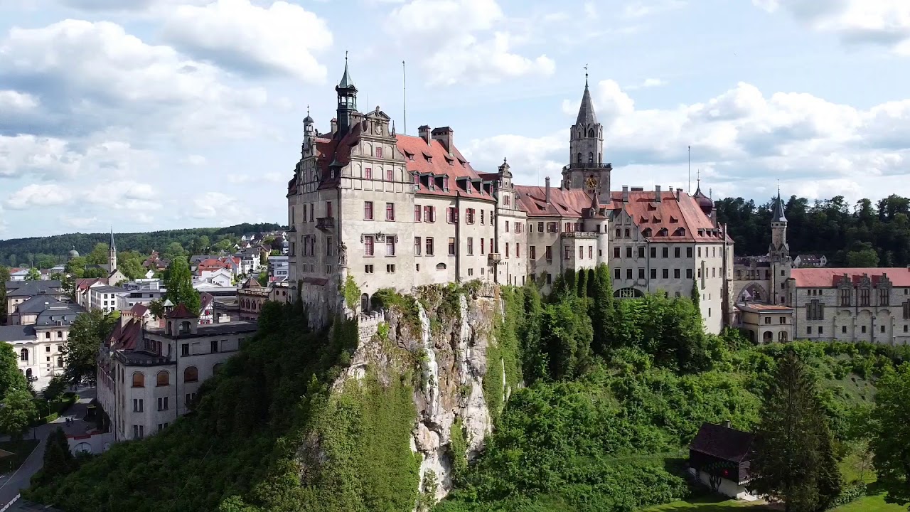 Sigmaringen, Hohenzollern Castles. Germany. Deutschland. MavicMini