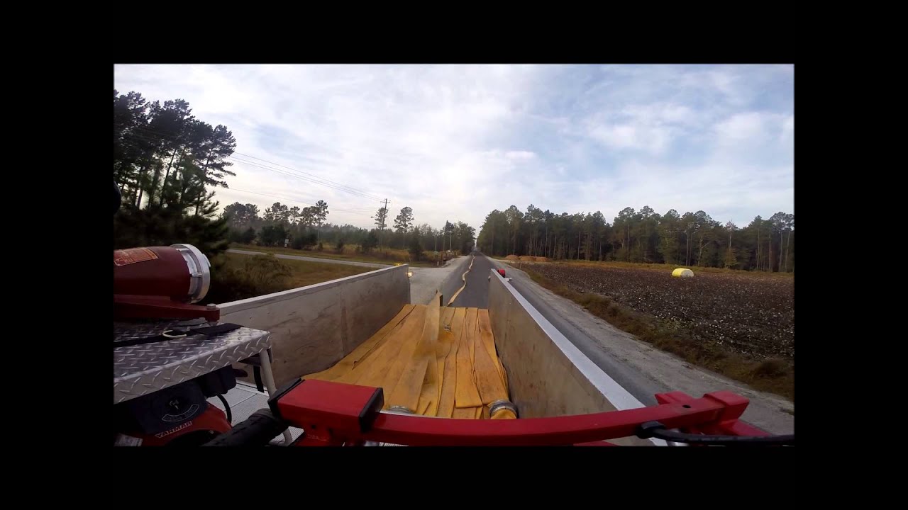 Rincon Fire Dept 6,000ft. Hose Lay using TurboDrafts
