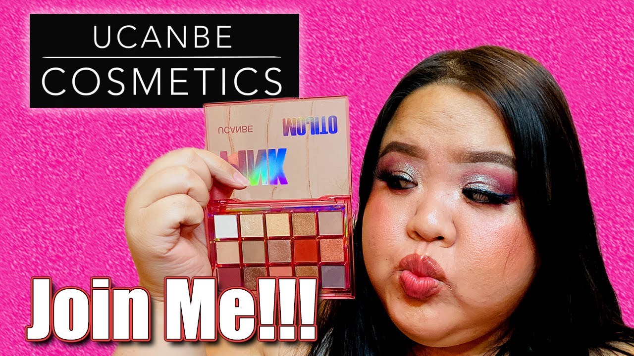 NEW 2020 UCANBE Pink Mojito Eyeshadow Palette Makeup Review