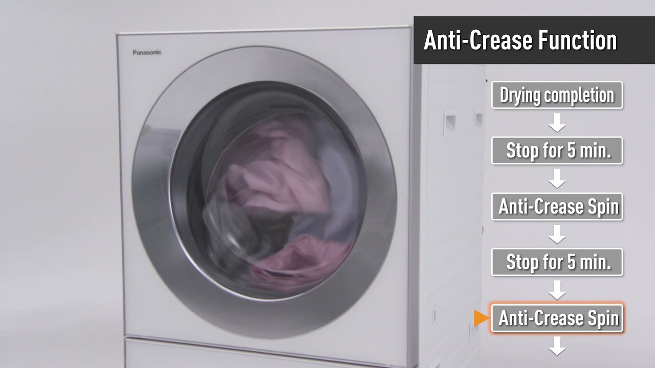 Cuble Washer Dryer D106X1 - Anti Crease Function
