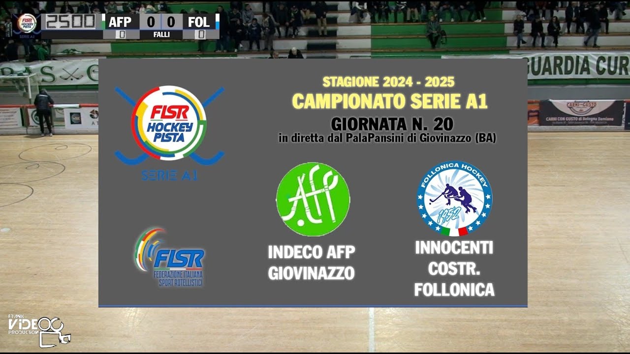 Highlights - Serie A1 - G.20 - Indeco A.F.P.Giovinazzo x  Follonica H. - Frank Video Production