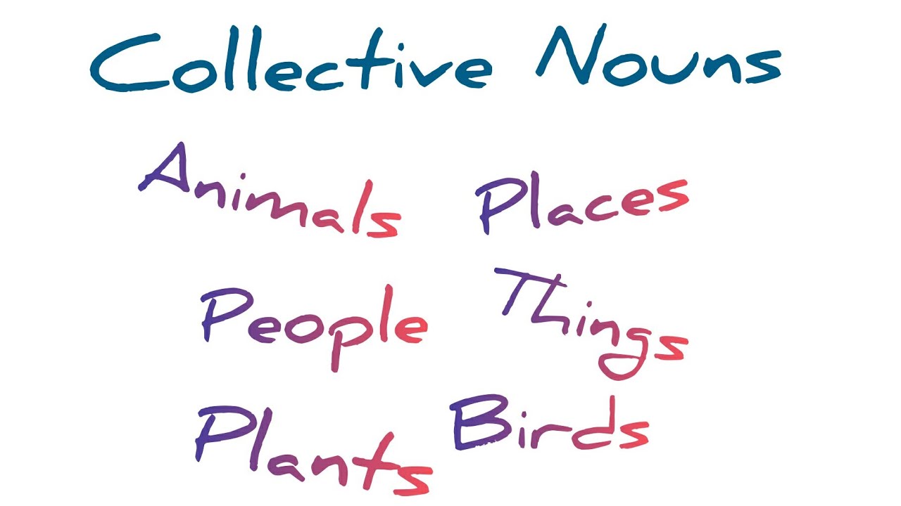 English, Collective Nouns