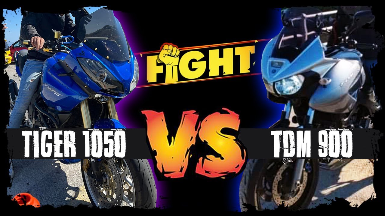 Tiger 1050 VS TDM Οδήγησα όλα τα μηχανάκια της παρέας! 😈🏍