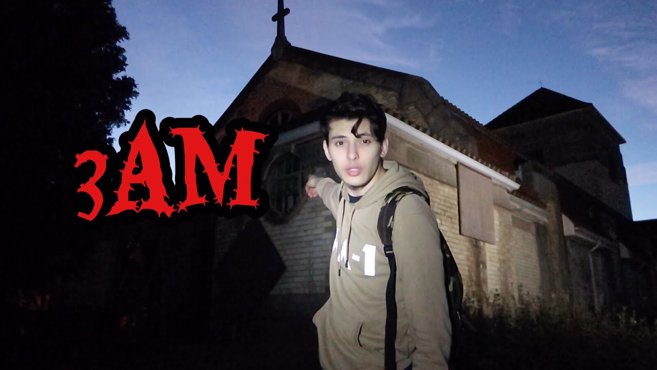 EXPLORING HAUNTED CHURCH AT 3AM!