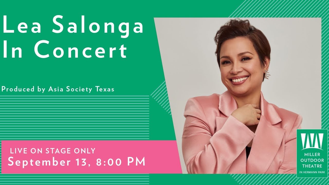 Lea Salonga in Concert Miller Theater Houston Texas (FREE Concert)