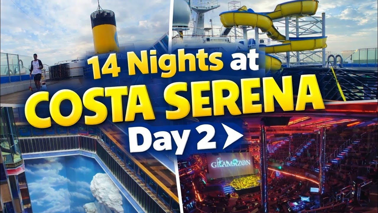 Day 2 at Costa Serena 14 nights Sailing in Hong Kong, Taiwan, Japan, Korea December 2025 #costa