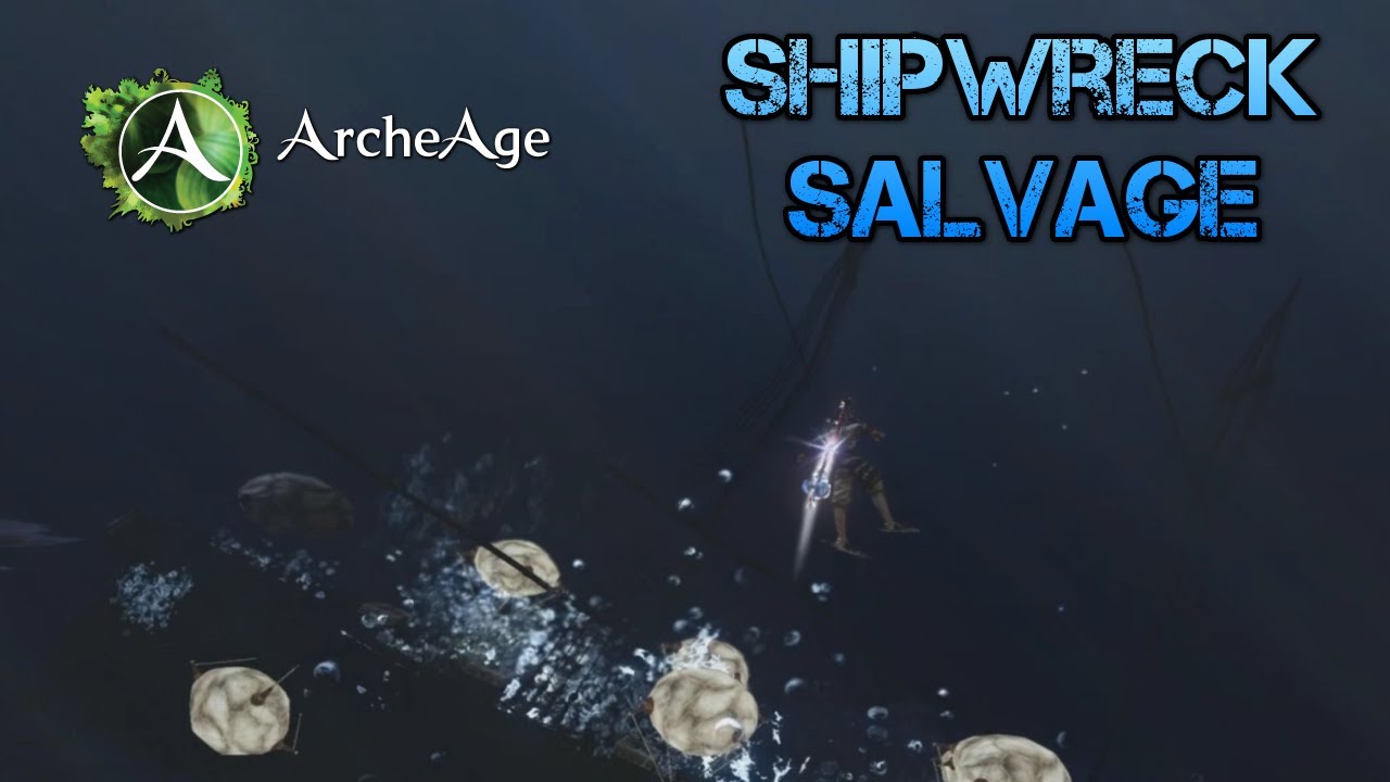 Shipwreck Diving for a living in Archeage - From start to end