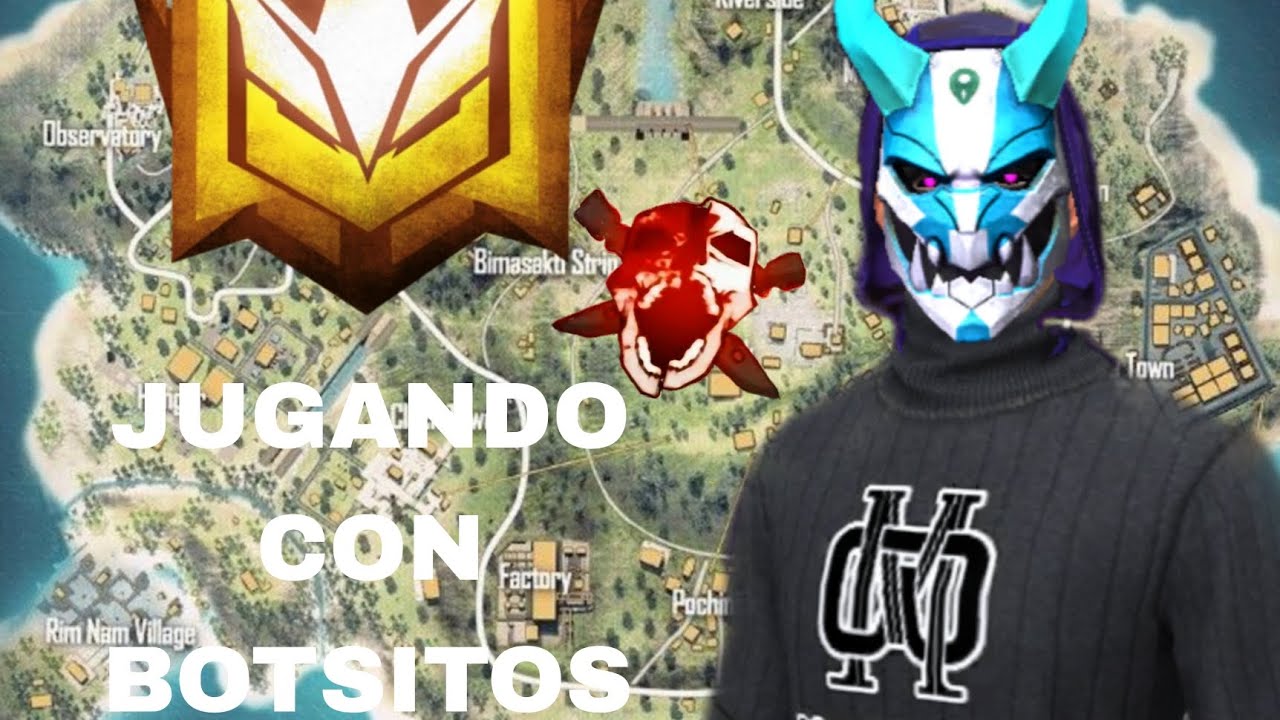 Jugando con los botsitos qué me empareja Garena😹 (termine yo siendo el botsito) 