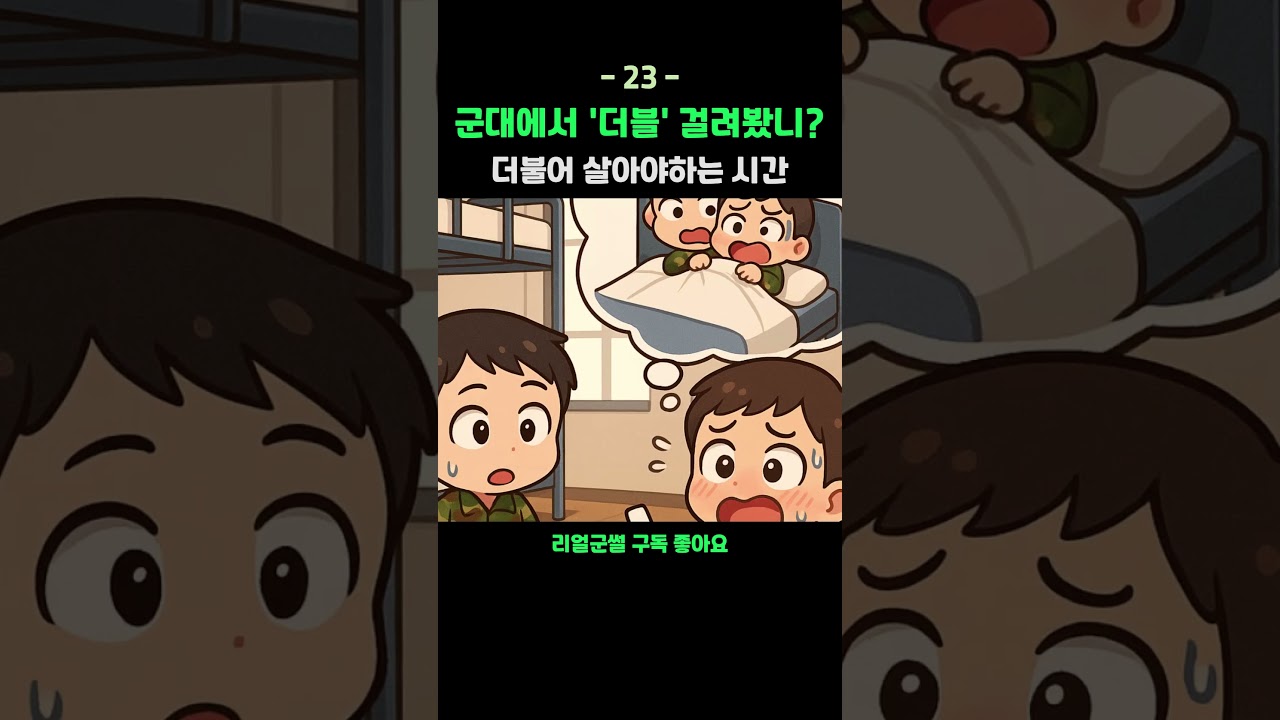 23. 군대에서 '더블' 걸려봤니? | 리얼군썰 