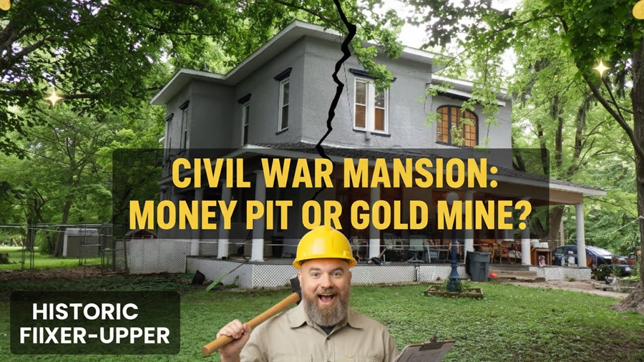 Civil War Era Mansion  money pit or gold mine?