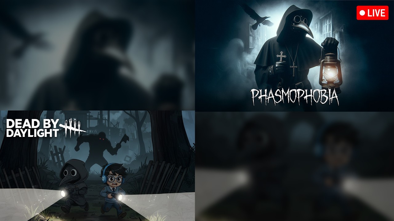 Invocando o Terror na Sexta-Feira 13 - Phasmo e Dead by Daylight  - Live do Corvo !pix !discord