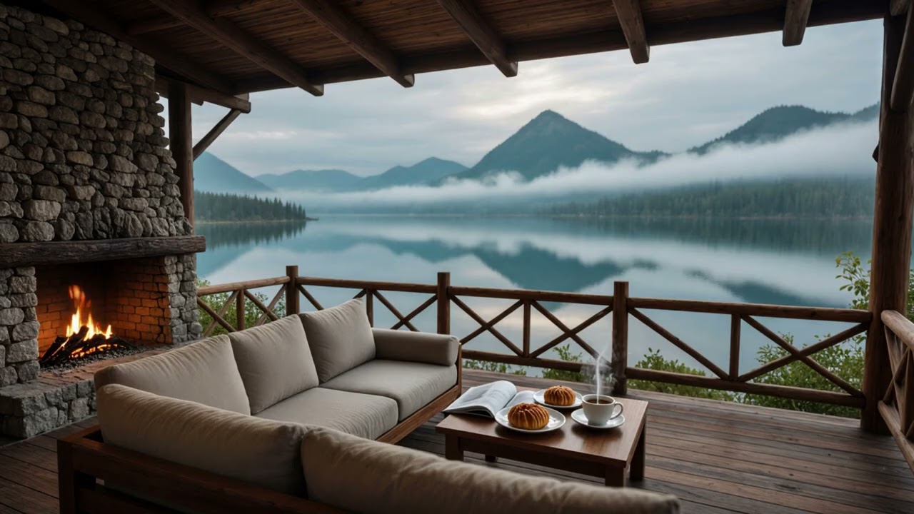 Cozy Fireplace & Soft Music | Relaxing Ambience for Sleep & Calm Nights