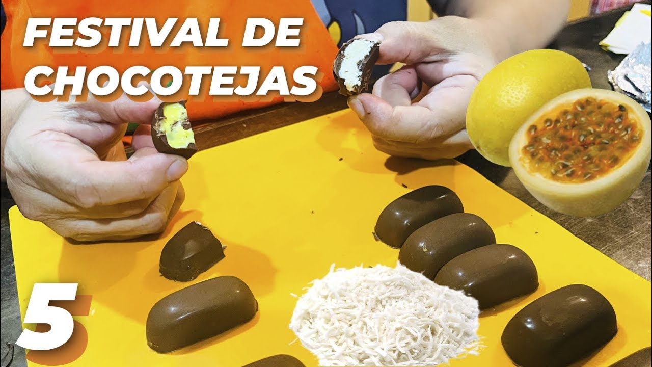 Cómo hacer CHOCOTEJAS de MARACUYÁ y COCO 💛 | Festival de Chocotejas (parte 5)