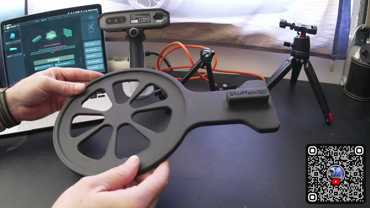 The supports I use with my 3D scanner