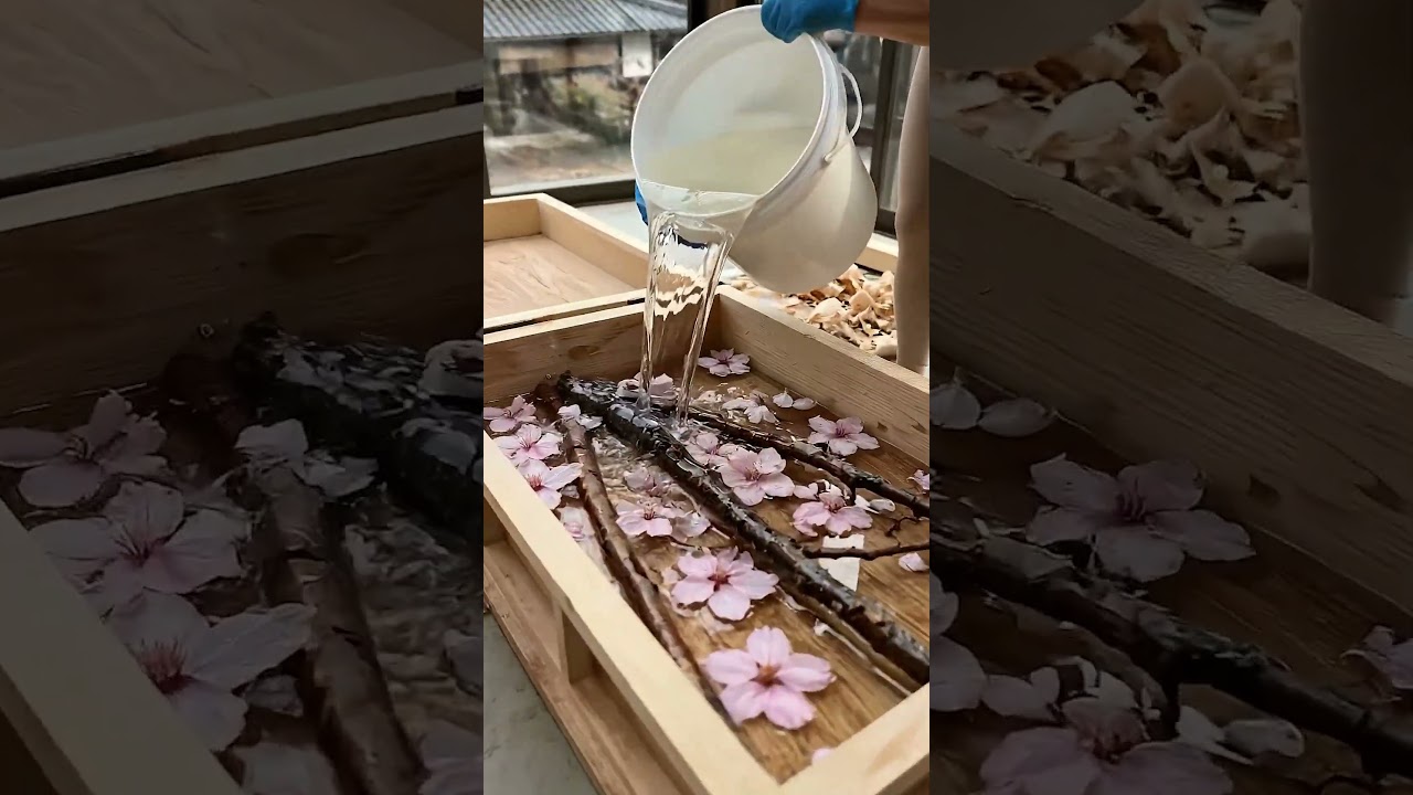 DIY EPOXY SAKURA TABLE