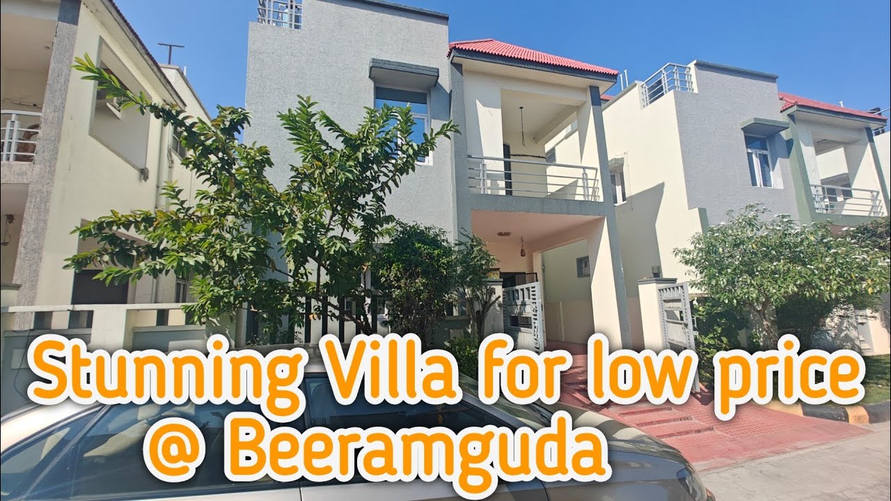 **Sold out**Stunning Luxury villas for sale in Ameenpur Beeramguda|Fully furnished|Gated with all 