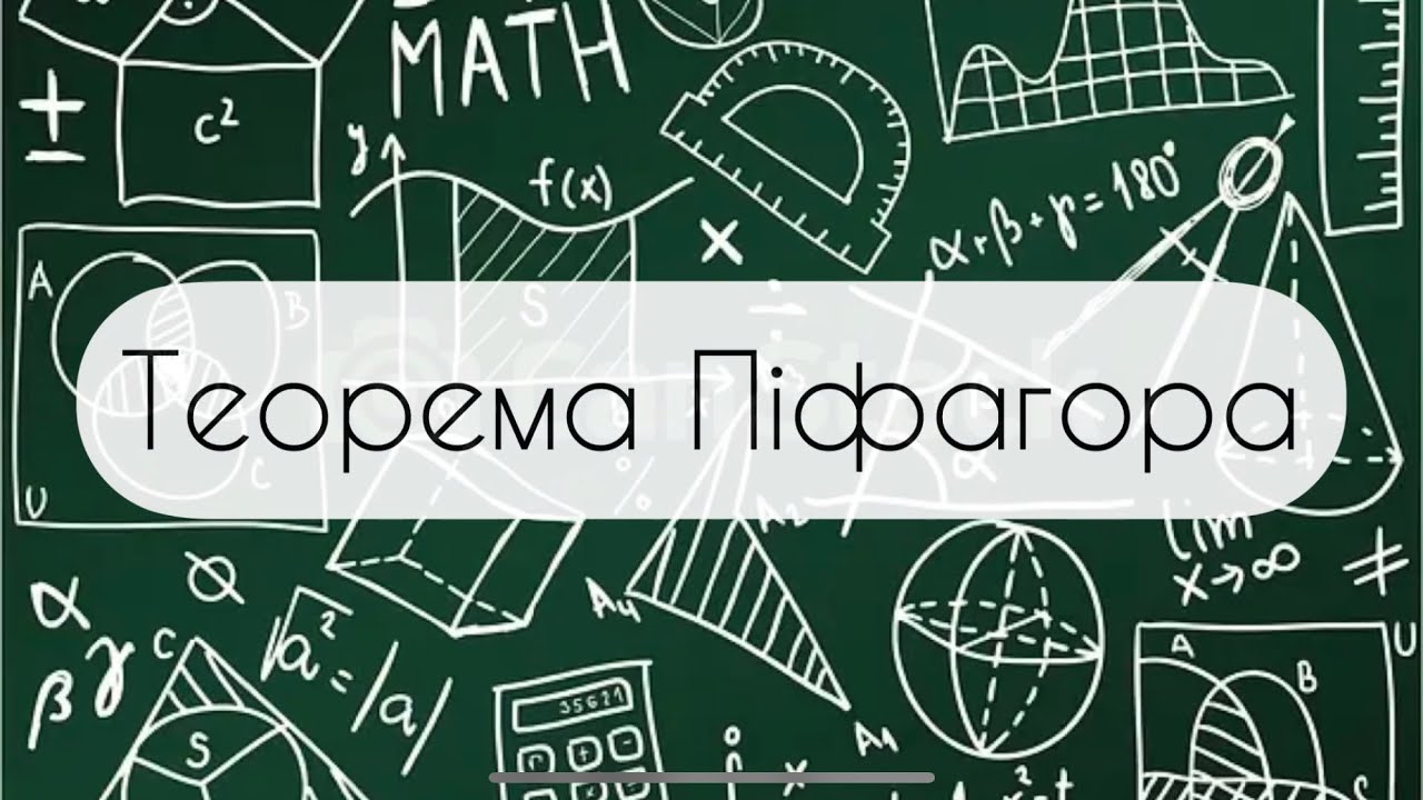 Геометрія. 8 клас. №13.1. Теорема Піфагора (1 частина)