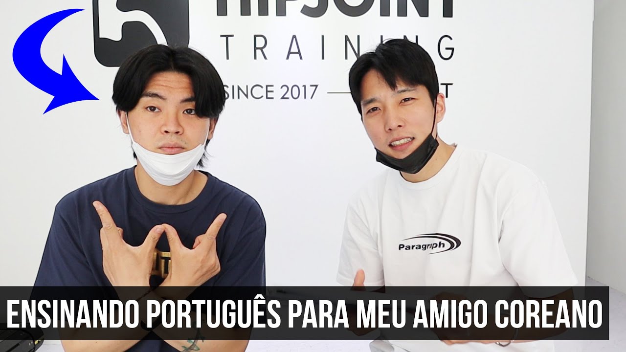 ENSINANDO PORTUGUÊS PARA MEU AMIGO COREANO