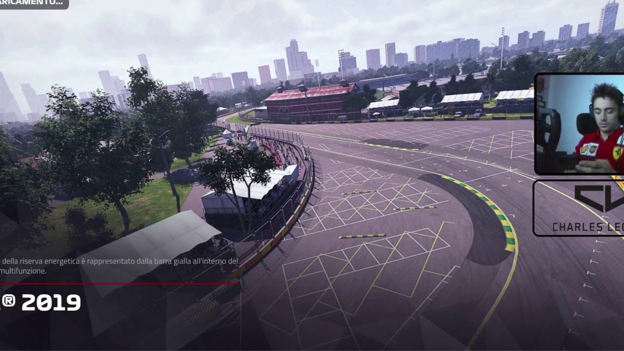 Full Charles Leclerc F1 2019 VirtualGP Series Australian GP Stream