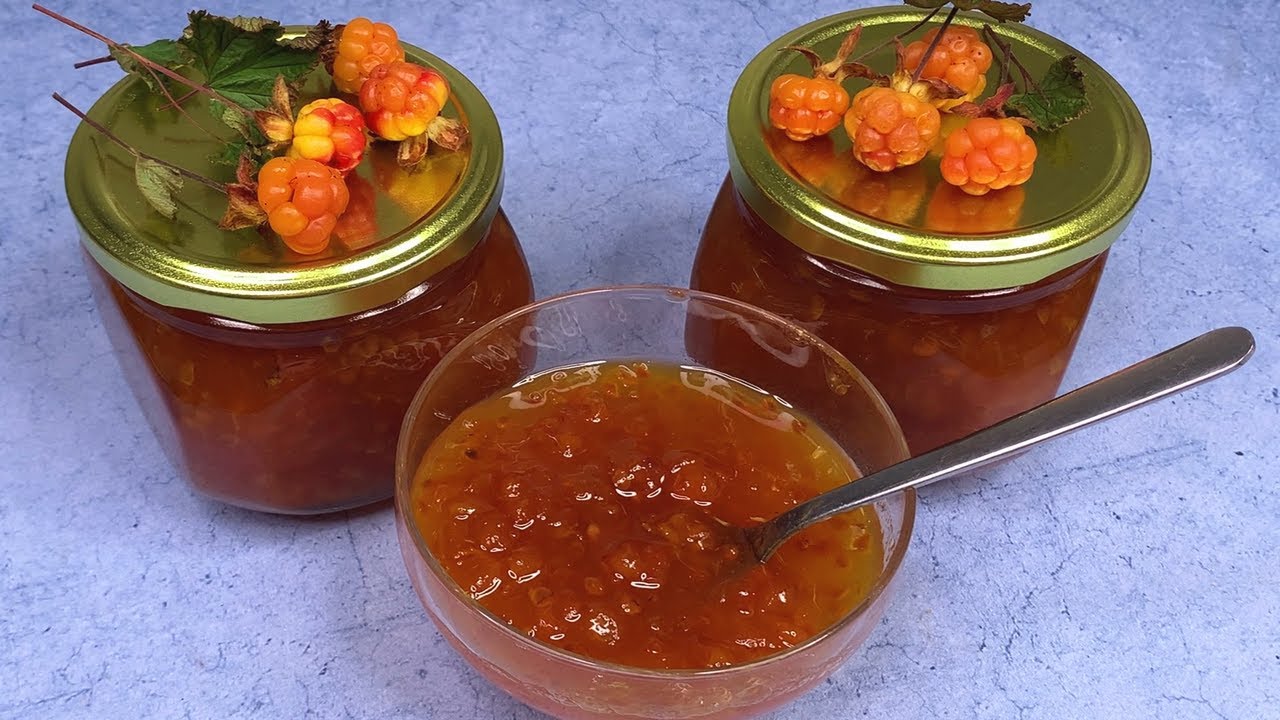 Варенье из морошки, янтарное варенье из царской ягоды. Морошка на зиму простой рецепт