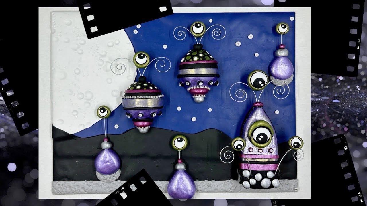POLYMER CLAY PROJECT TUTORIAL: Aliens on Planet Eyeball...